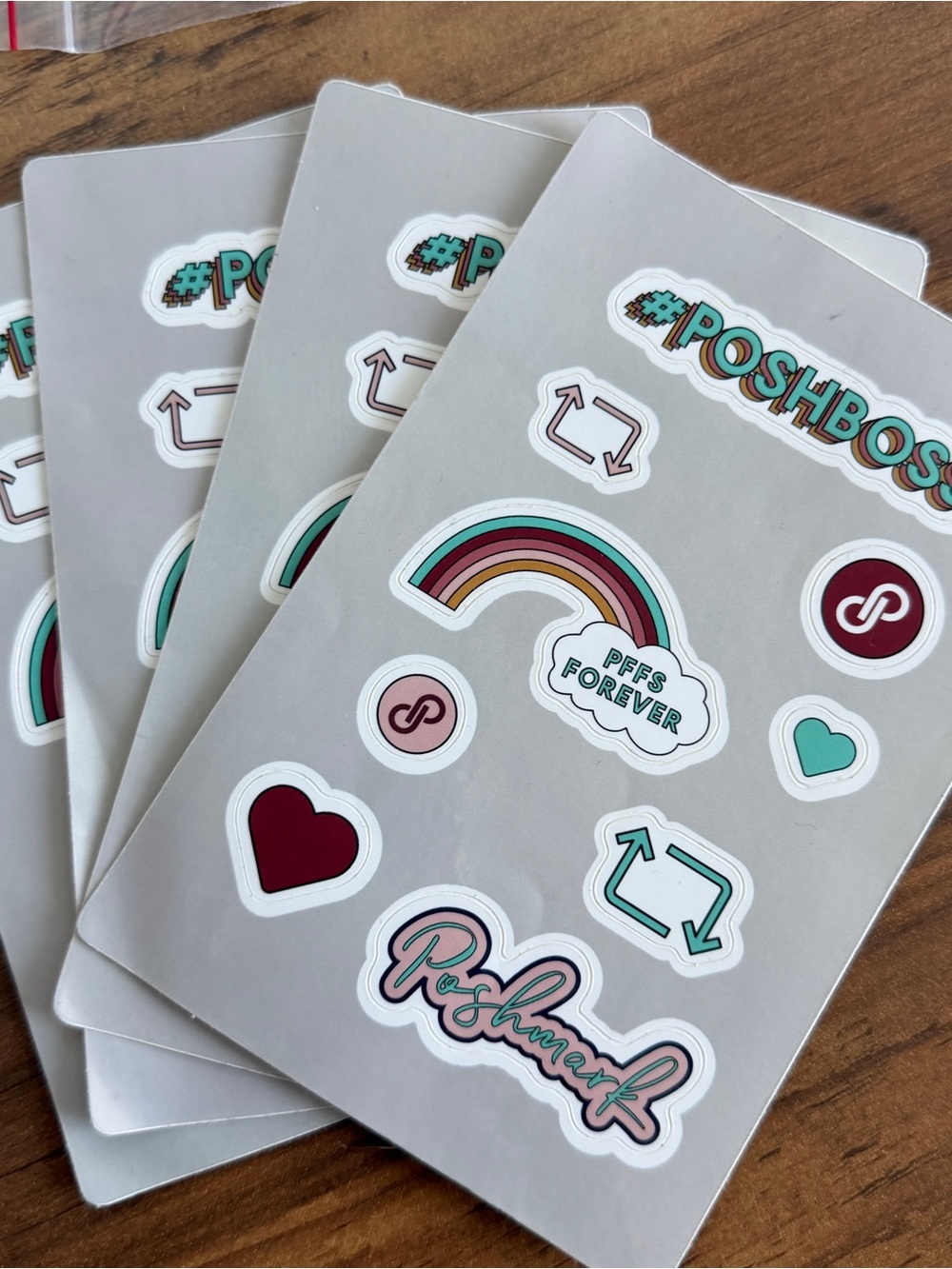 Poshmark swag Kit - stickers buttons keychain popsocket posh swag - Picture 2 of 7